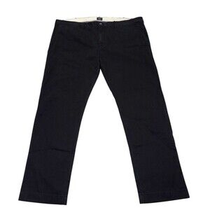 J Crew 484 Slim Fit Broken In Chino Pants Men's Size 44x30 Black NWT Minimalist